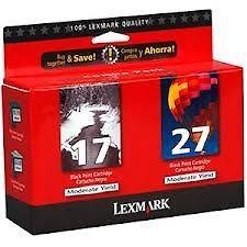 Lexmark No 17 & No 27 Original Multi Pack Ink Cartridges