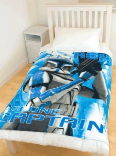 Star Wars Clone Trooper Fleece Blanket Throw Bedding