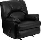 1pc Contemporary Modern Leather Rocker Recliner Chair, FF 0544 12