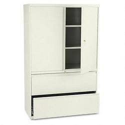 800 Series 2 Drawer Metal Lateral File Cabinet, 42 Wide, Beige. Sold 