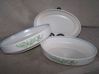 LENOX TEMPERWARE – FANCY FREE OVAL VEGTABLE SERVING BOWL BUTTERFLIES