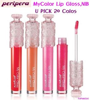 PERIPERA] New My Color Gloss, 20 Colors, Lip gloss, KOTL,NIB,lipgloss