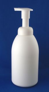 Liquid Soap 18oz Foaming Pump White Bottle SUDS Bathroom Kitchen