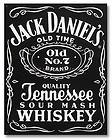   Tin Metal Sign   Jack Daniels Whiskey Black Label Liquor Bar Pub #780