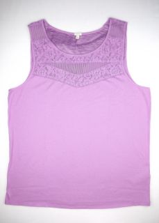 Nwt New Womens Pintuck Lace Shell Tank Top J Crew Size Large Free 