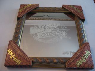 HARRY POTTER AND THE NIMBUS 2000 (ETCHED IN) MIRROR FRAME IN THE 