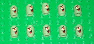 LEGO SPONGEBOB   10X PLANKTON MINIFIGURE FROM 4981