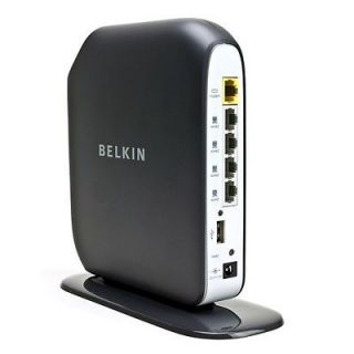 Belkin Share N300 F7D7302 300Mbps Wireless N MIMO 4 Port Router w/USB 