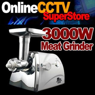   3000W Compact Size Electric Meat Grinder Sausage Stuffer Cutter 3.4 HP