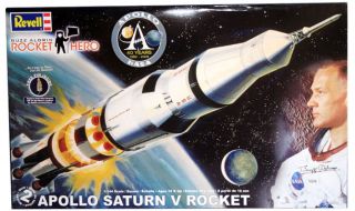 Revell X Monogram Buzz Aldrin APOLLO SATURN V Rocket model kit 1/144