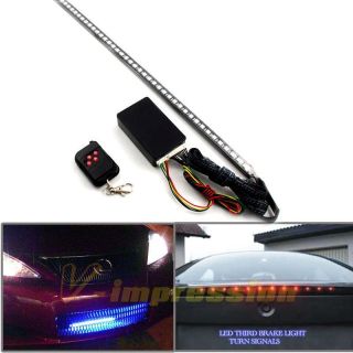   48 SMD RGB LED Scanner Bar lower bumper grille Light Kit + Remote RC
