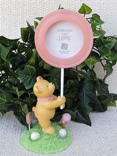 Picture Photo Frame ~ Bear Pink Lollipop ~ Baby Nursery ~ Girls Room 