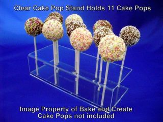 CAKE POP / POP CAKE / LOLLIPOP PERSPEX ACYRLIC STAND HOLDS 11 CAKE 