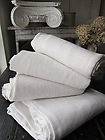 Antique French linen sheets upholstery curtain fabric material 4 