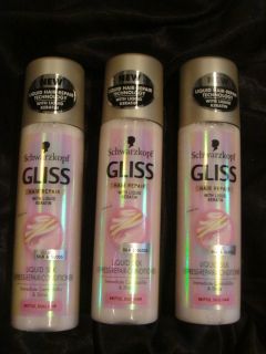 Schwarzkopf GLISS Liquid Silk LEAVE IN Hair Conditioner SPRAY with 