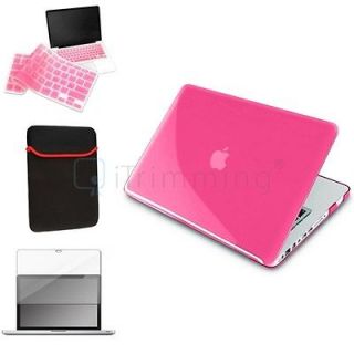   Cover+Screen Protector+Keyb​oard Skin+Sleeve Case For Macbook Pro 13