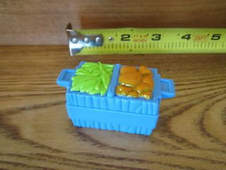 Fisher Price Little People box of food crate farm animal dinoland meat 