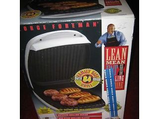 George Foreman Lean Mean Fat Reducing Grilling Machine New GR26EVT