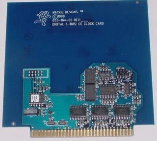 Mackie Stock Clock/Sync Card/Board for d8b Total Mint