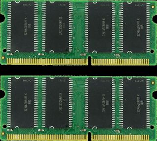 1GB (2X512MB) SDRAM MEMORY RAM PC100 7NS SODIMM 144 PIN