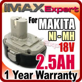 NEW 18 Volt Power Tool Battery for MAKITA 1833 1834 18V NI MH 2.5AH