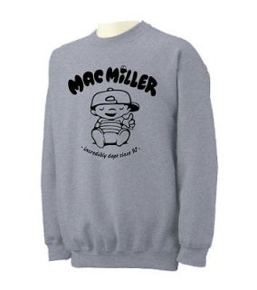 MAC MILLER Crewneck Sweatshirt most dope knock knock wiz khalifa Crew 