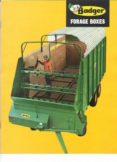 Farm Equipment Brochure   Badger   Forage Boxes (FB639)
