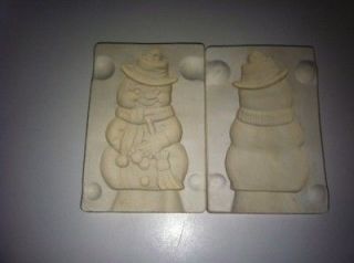 Snowman Ornament Mold  Albertas #A 54   Ceramic, Porcelain, Polymer