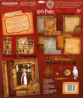 HARRY POTTER 12X12 Scrapbooking Kit Creative Imaginations Hogwarts 