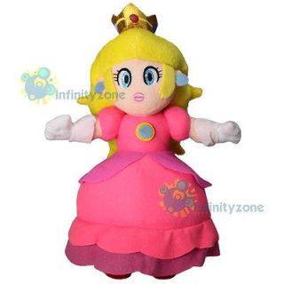 Nintendo Super Mario Bros 12 Princess Peach Plush Figure Doll Toy
