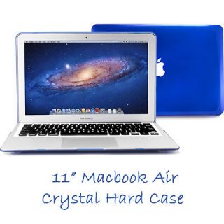 Blue Crystal Hard Case Cover for New Macbook Air (11 inches)