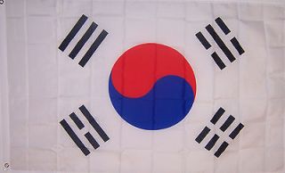 Newly listed NEW 3ftx5 SOUTH KOREA KOREAN COUNTRY BANNER FLAG FLAGS