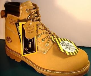 Mens Work Boots Waterproof Steel Toe Tan Size 10.5
