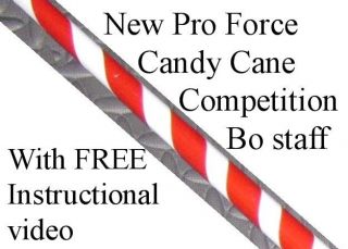 Bo staff ProForce Competition Candy Cane Bo Staff & FREE 
