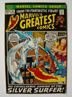 Marvels Greatest Comics #35 r Fantastic Four #48 Silver Surfer 1972 