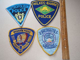 WEYMOUTH MASSACHUSETTS POLICE DEPARTMENT ONE PATCH AUCTION BXD 208