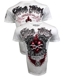 SILVER STAR Diego Sanchez Mens T Shirt UFC MMA   White Diego Sanchez 