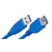   USB30 10 MF 10 feet USB 3.0 Type A Male to Type A Female Cable (Blue