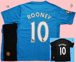 Manchester United FC ROONEY Soccer Jersey Shorts Free Ship. USA CAN