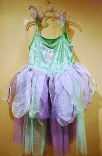 UK MARKS & SPENCER TINKERBELL DRESS UP FAIRY COSTUME 4 6 YEARS W/WINGS
