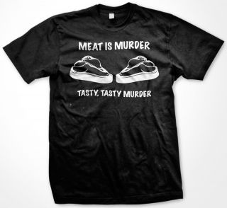 Meat Is Tasty Murder PETA Carnivore Steak Mens T Shirt