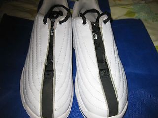 Dexter Alan White/Black Size 8 Mens Bowling Shoe w/Universal Sliding 