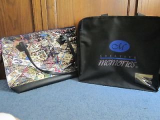 Two Creative Memories Tote Bag Northern Brights + Bonus Compact