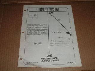 mcculloch trimmer parts in String Trimmer Parts & Accs