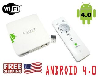   Enjoy TV ATV310 Android 4.0 Wi Fi Media Player TV Set Top Box