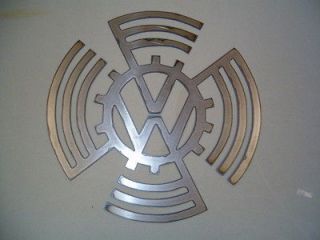 VW KDF Emblem Metal Art Sign Garage Wall Bedroom Bumper Bug Beetle 