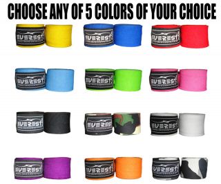  MAE Hand Wraps 180 Choose any 5 colors of your choice, Boxing MMA