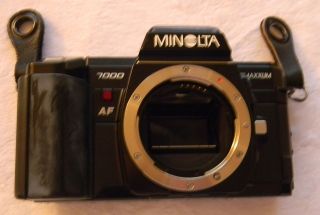 Minolta Maxxum 7000 35mm AF SLR Film Camera Body UNKNOWN Condition