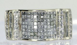 diamond men baguette ring in Mens Jewelry