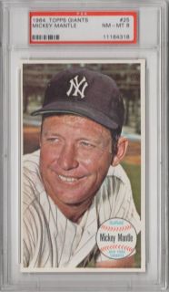 1964 topps mickey mantle in Baseball